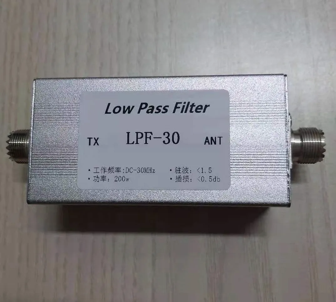 

Shortwave Low-pass Filter LPF-30 DC-30MHz Low-pass Filter M Bus LPF 200W