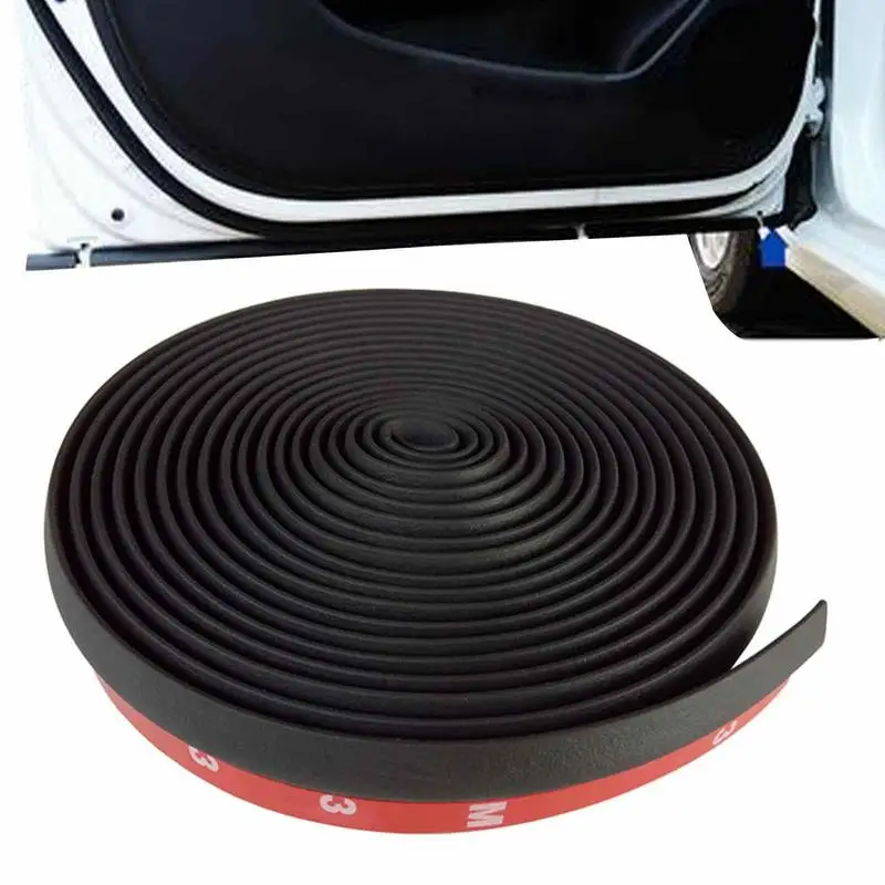 

4 Meters P Type Car Door Seal Strip EPDM Noise Insulation Anti-Dust Soundproofing Car Rubber Seal