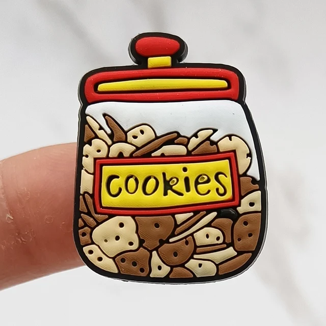 Dropshipping 1Pcs PVC Shoe Buckle Accessories Funny DIY Cute Food Shoes Decoration Jibz For Croc Charms Kids X-mas Gift D