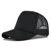 15 Colors Mesh Baseball Cap Adjustable Snapback Hats For Women Men Hip Hop Trucker Cap 2