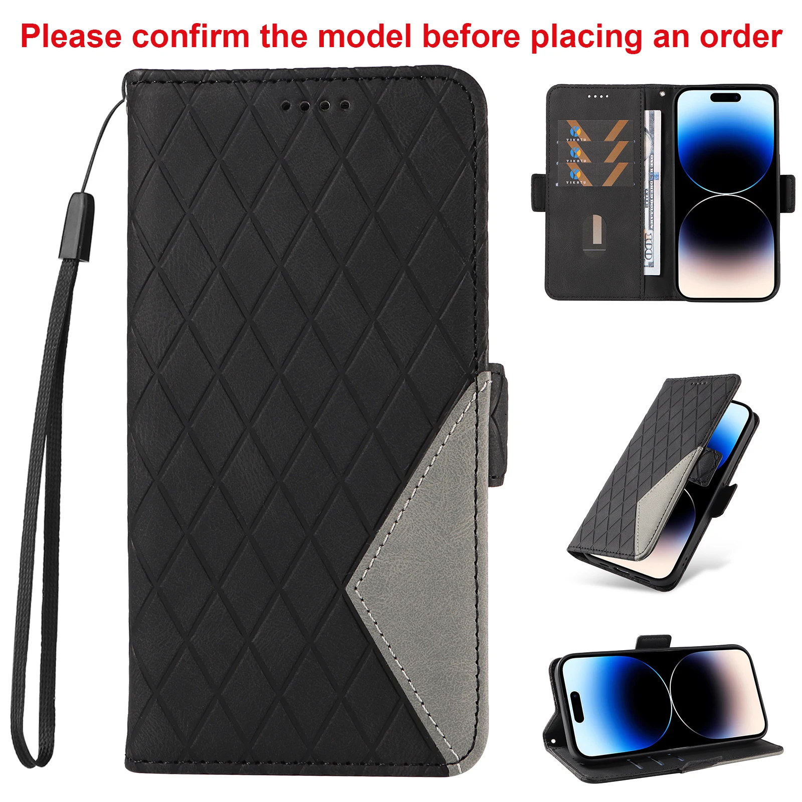 Leather Wallet Phone Case - Stylish and Durable Protection