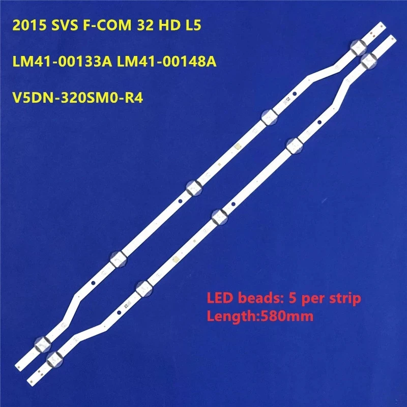 

10PCS LED Strip For Samsung V7DN-320SM0-R1 UN32J4000 UE32J4000 UE32J4500 UE32J4510 UE32J4515 HG32ED450 BN96-36232A 36233A 36234A