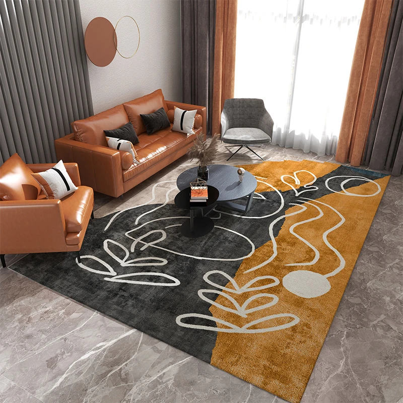 

Роскошный светлый абстрактный ковер светильник гостиной, ковер для дивана, журнального столика, коврик для балкона, коридора, спальни, кухни, ванной, нескользящий коврик