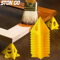 STONEGO 10PCS Painting Pyramid Stands – Mini Conical Tip for Canvas, Doors, Cupboards for Fast Drying and Stable Painting