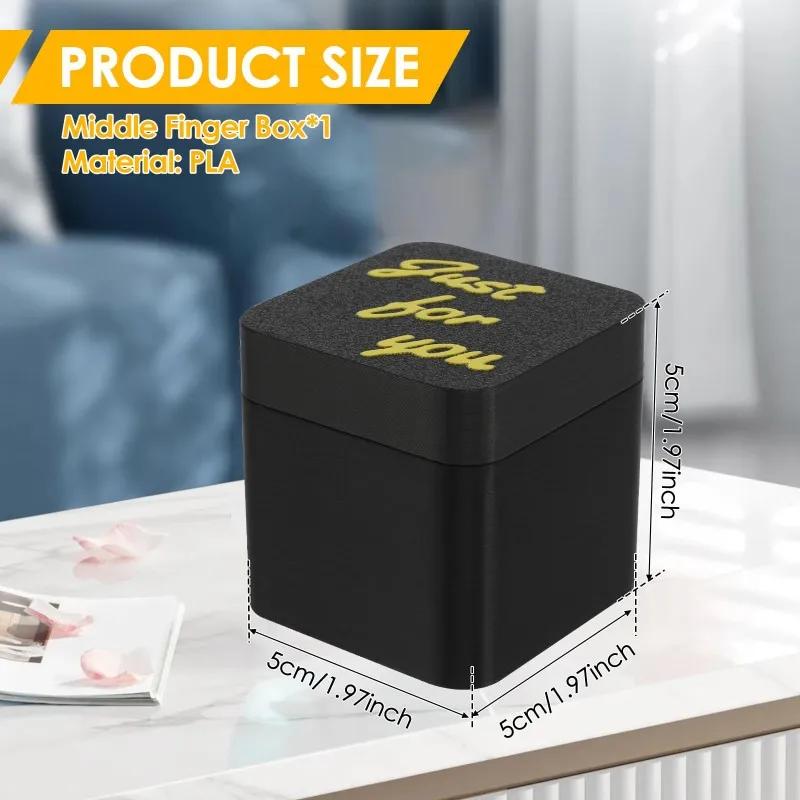 Interesting Prank Gift Middle Finger In Box Box Funny Creative Gifts Office Desk Decoration Home Decoration Gifts For Guests