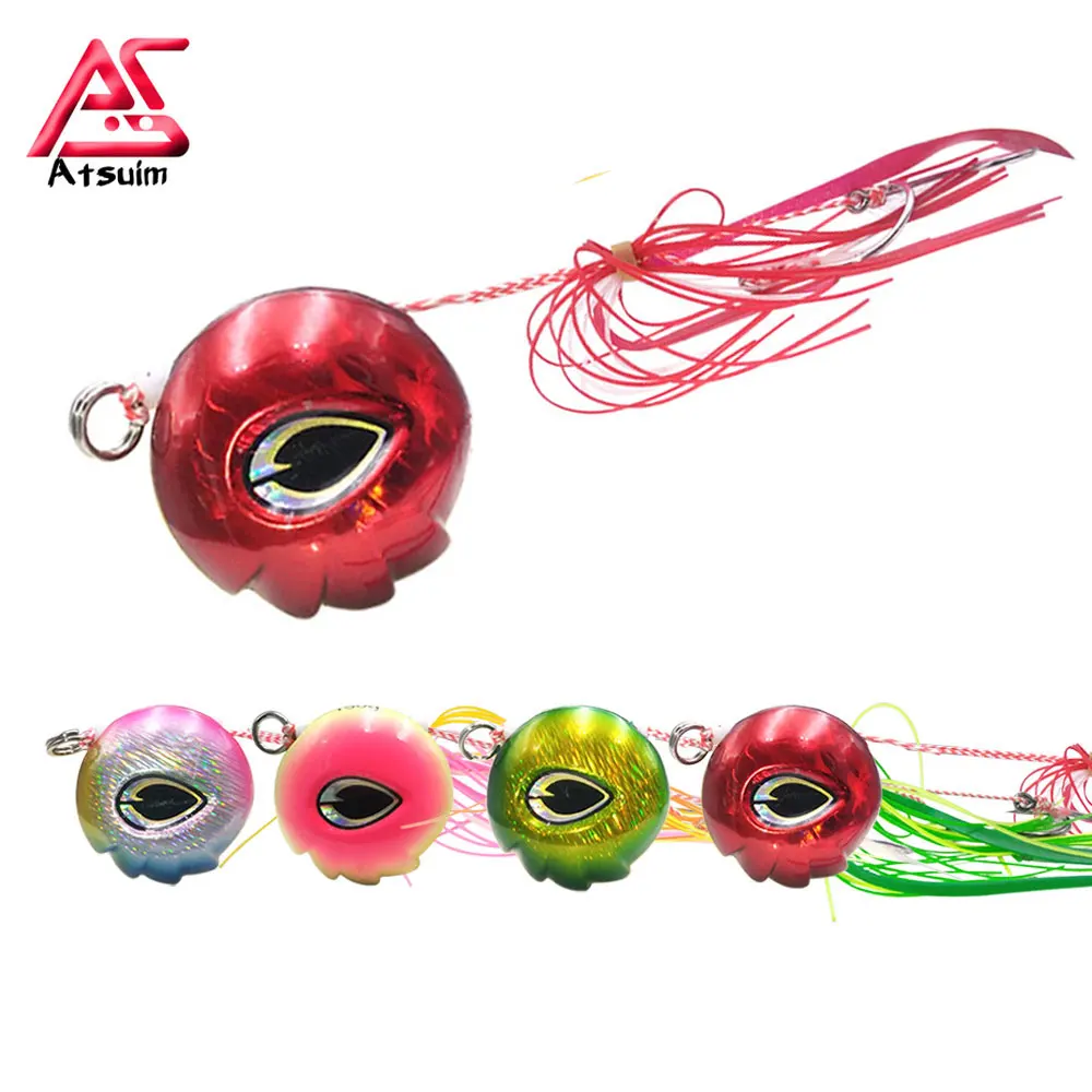 

Inchiku Metal Jig Fishing Lure Jigs Snapper Grouper Kingfish Saltwater Artificial Bait Jig Head Octopus Skirt Assist Hook