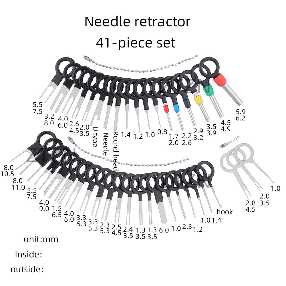 Car Repair Tool 41 General Motors Terminal Disassembly and Repair Tools Wire Plug Connector Puller Manual
