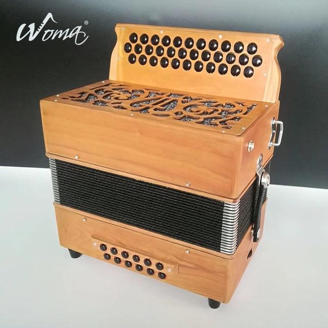 Diatonic真ちゅう製accordion楽器、プレミアムクラシックスタイル 
