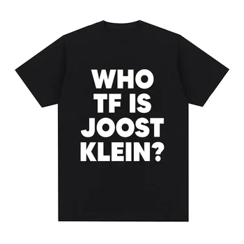 Who Tf Is Joost Klein T-shirt Europapa Eurovision Harajuku Retro Tshirt Casual Summer Short Sleeved Harajuku Streetwear 1