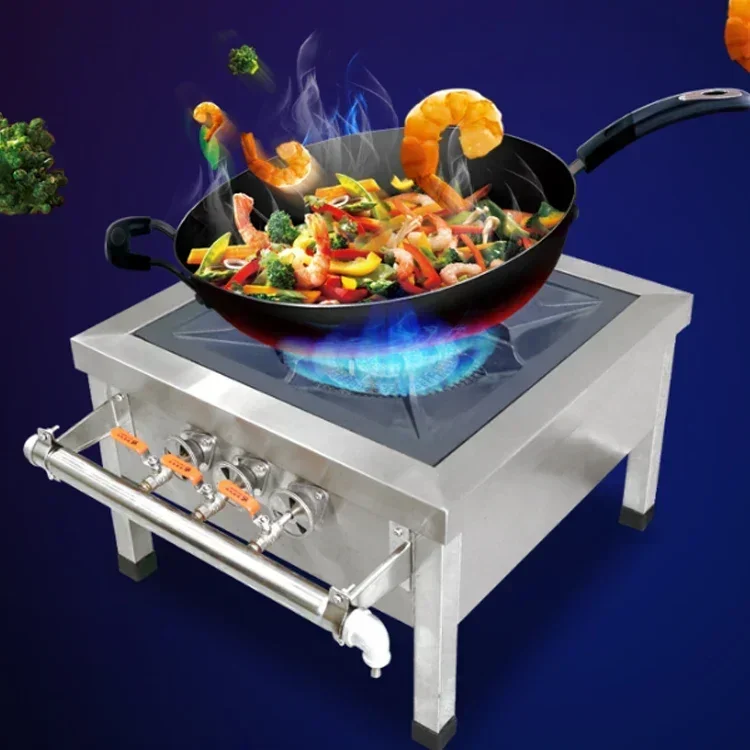 Single Stock Pot Commercial Gas Burner Range Adapts To A Variety of Pan Sizes and Cooking Needs 6