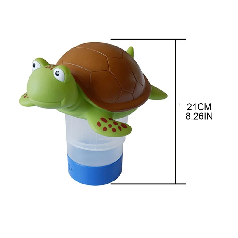 N0HA Swimming Pool Chlorine Floater Green Cartoon Dose Release