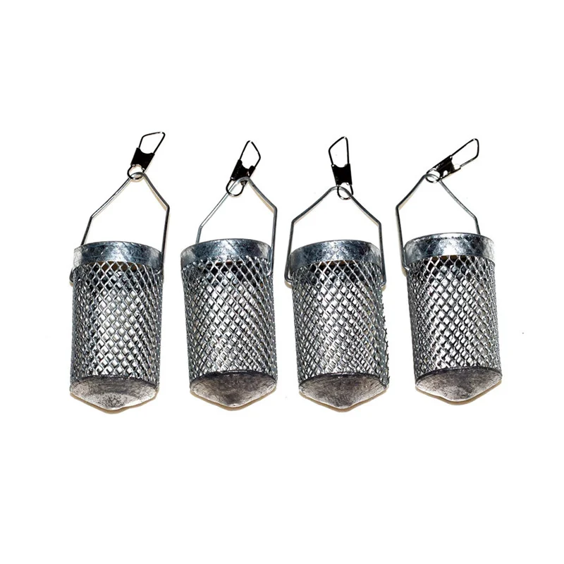 

Fishing Bait Cage Carp Feeder Bait Thrower Stainless Steel Pesca Рыбалка Fishing Trap Basket Lure Cages Fishing Accessories