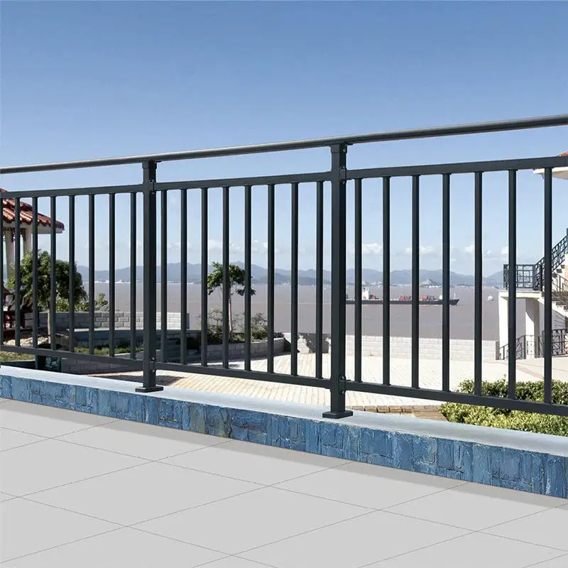 Hard PVC Fencing Trellis Gates Residential Panels Hot Dipped Galvanized Aluminum Palisade Fence or Powder Coated 5