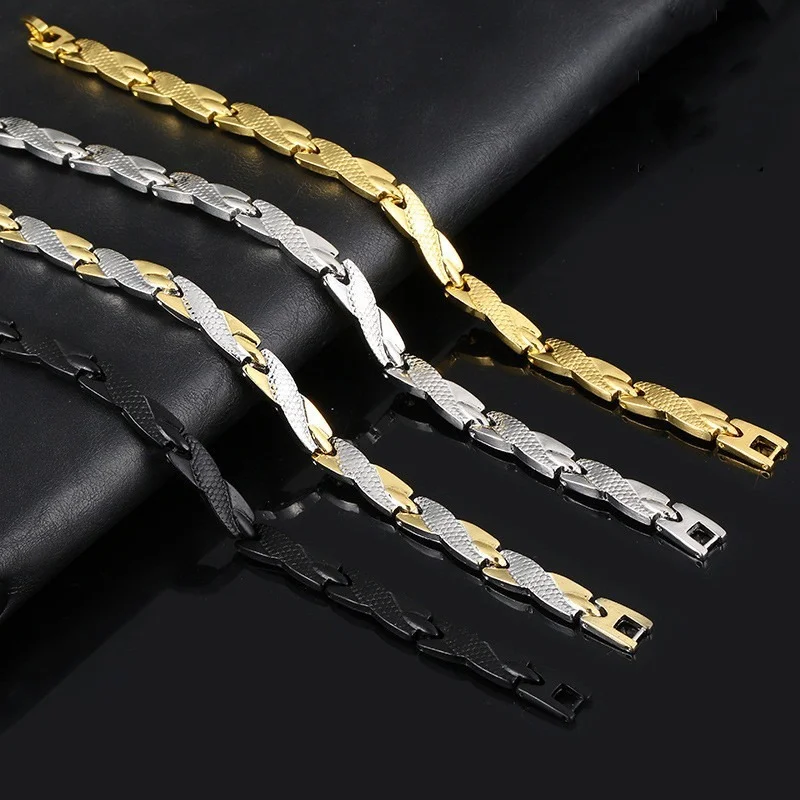 Twisted Dragon Slimming Magnetic Therapy Couple Bracelet Detachable Women Men Bangle Therapy Bracelet Health Care Jewelry magnetic slimming bracelet
