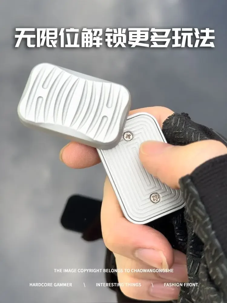 Sword Mark Unlimited Fidget Slider Metal Tactile Slider Adult Fidget Toy ADHD Tool Anxiety Stress Relief Toy Office Gift