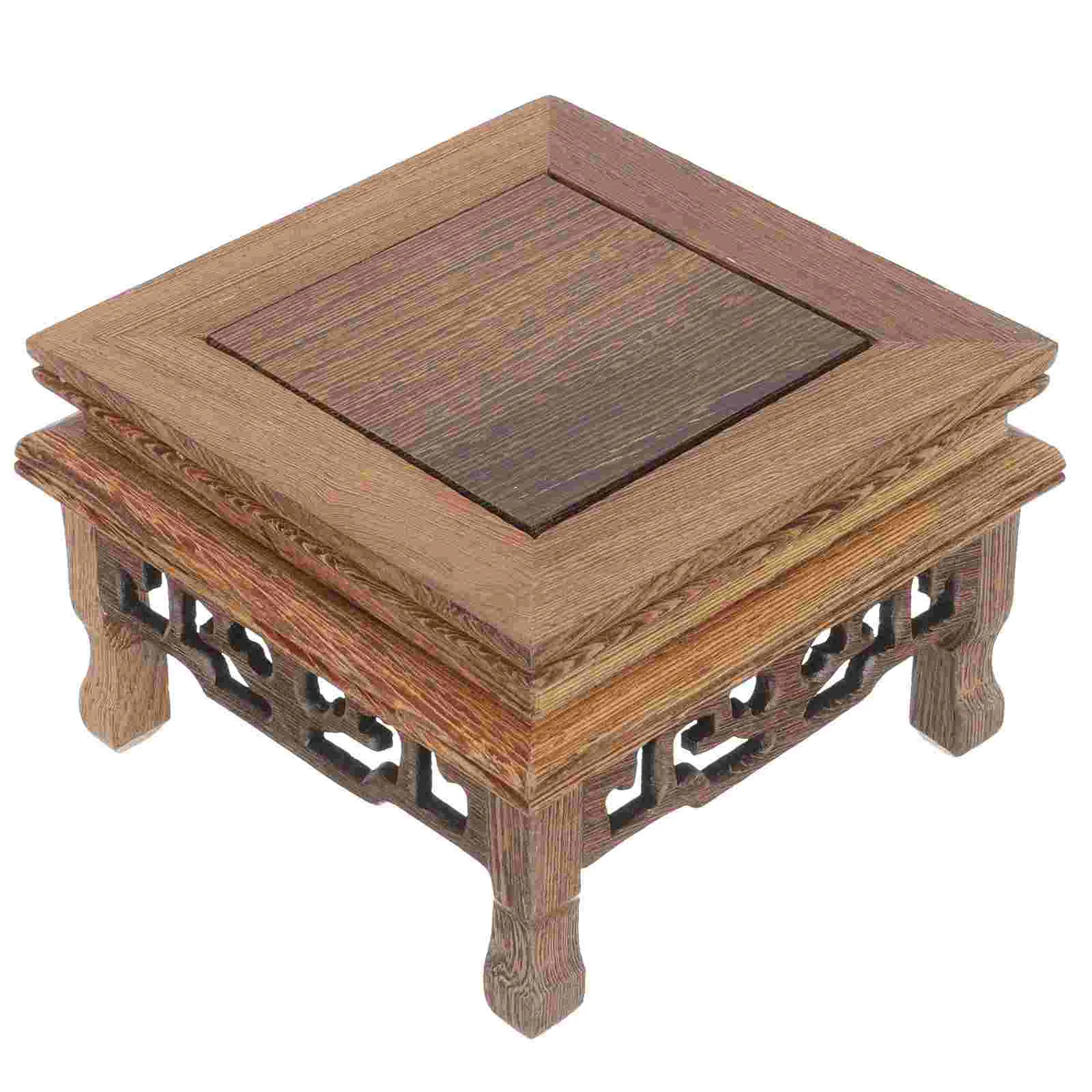 

Wooden Plant Stand Planter Rack Flowerpot Holder for Living Room Entryway