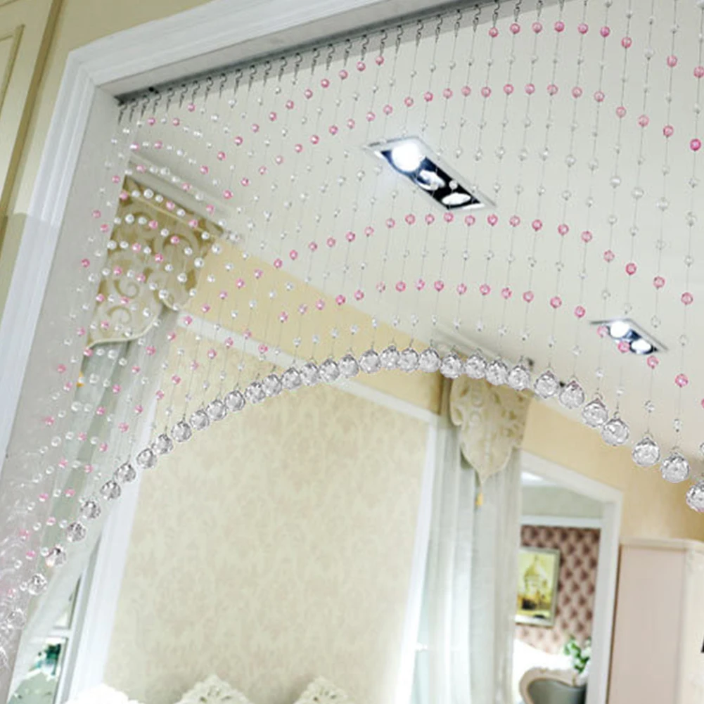 1M/String Hanging Decoration Curtain Bead Window Restaurant Hotel Festival Uso Domestico Per La Camera Da Letto Di Nozze Portatile Da Parete Fai Da Te