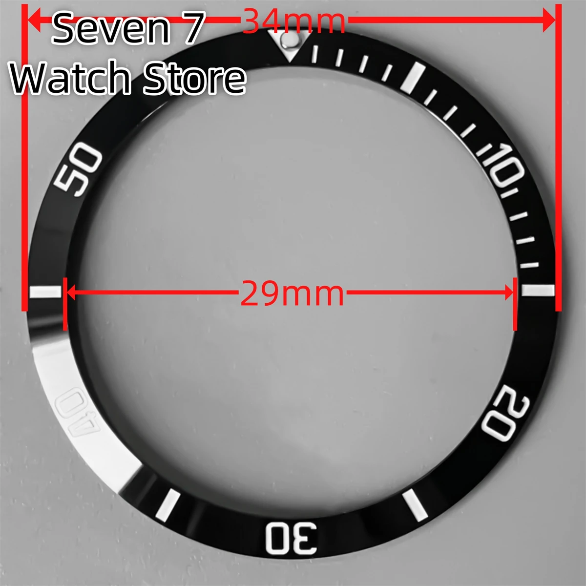 Small-Sized Ceramic Diving/GMT Bezel