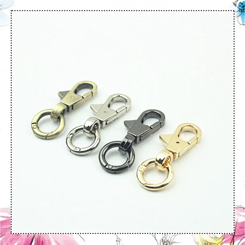 

5Pcs 13x52mm Metal Lobster Buckle Spring Ring Connection Hook KeyChain O Clasp DIY Bag Pendant Hang Buckles Accessory