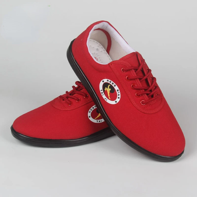 

XIHAHA Fashion Tai Chi Shoes Men Women Canvas Tai Chi Shoes Martial Art Shoe Practice Taiji Exercises Bottom Kungfu Shoes Couple