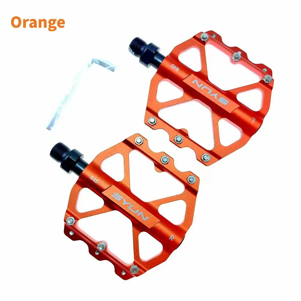 Mountain Bike Pedals SYUN Bicycle Pedal Ultra Light 3 Sealed Bearings 9/16 Aluminum Alloy MTB Road Bike Parts