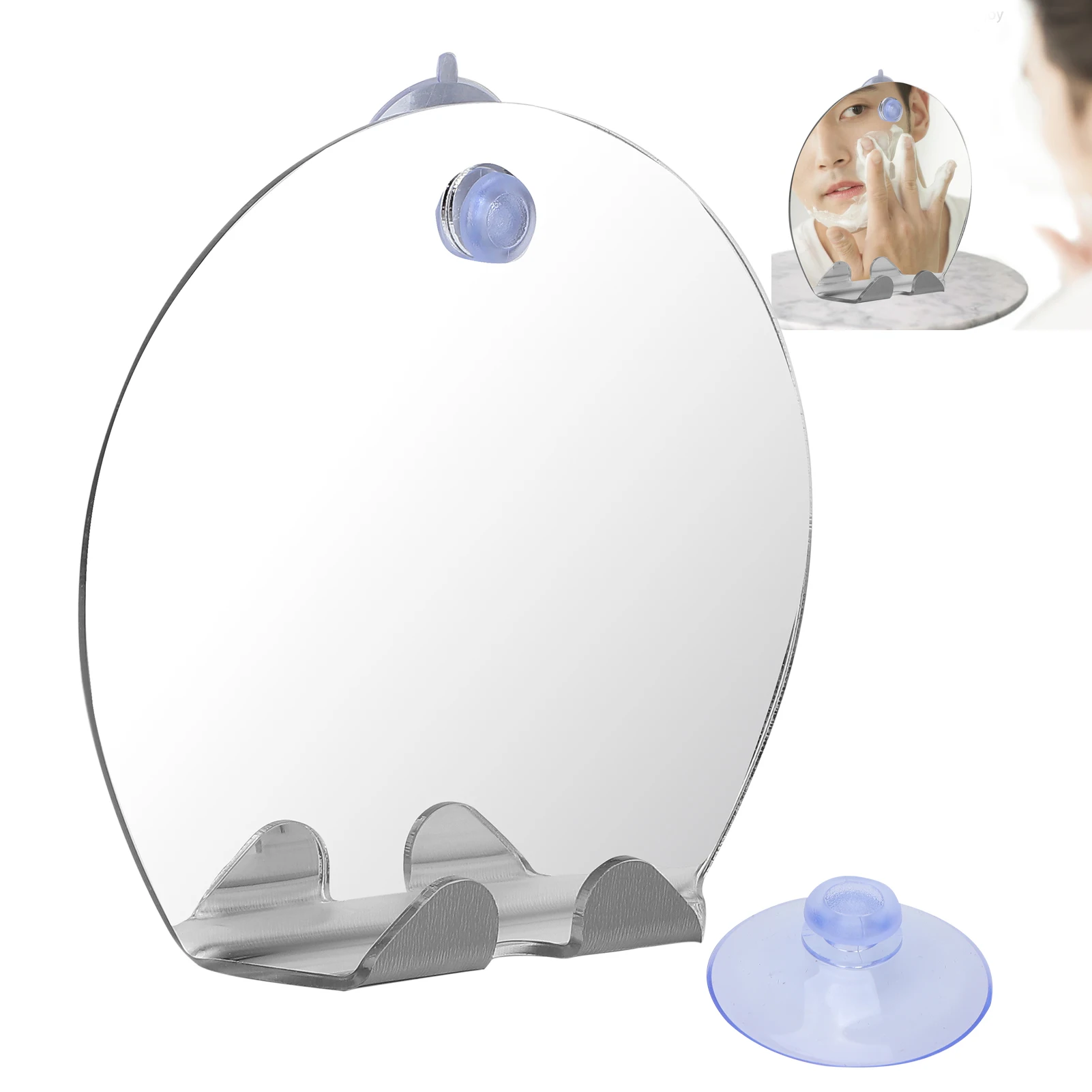 Makeup Mirror Anti Fog for Shower Shaving