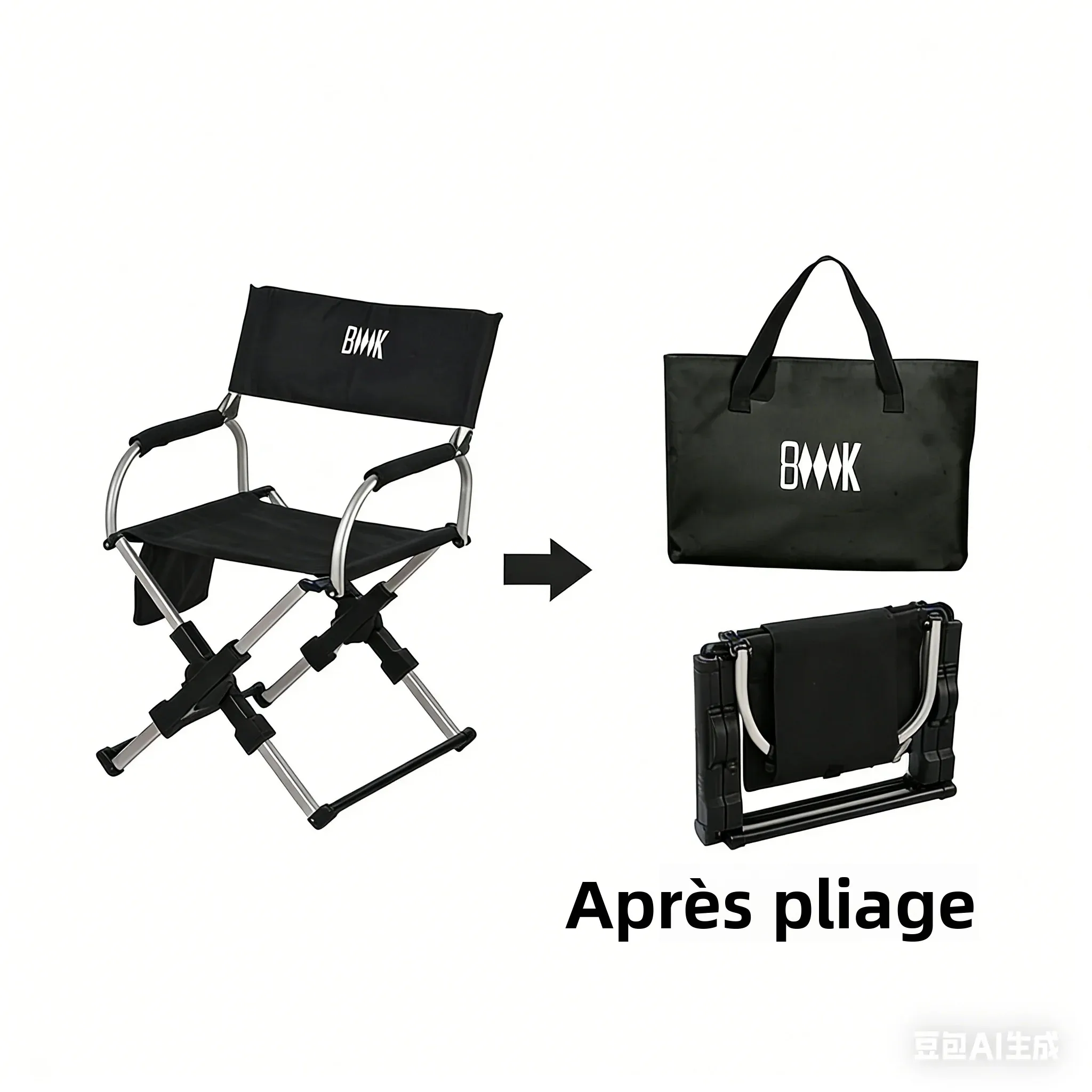 Chaise pliante réalisateur alliage aluminium légère pour pêche plage camping randonnée siège voyage