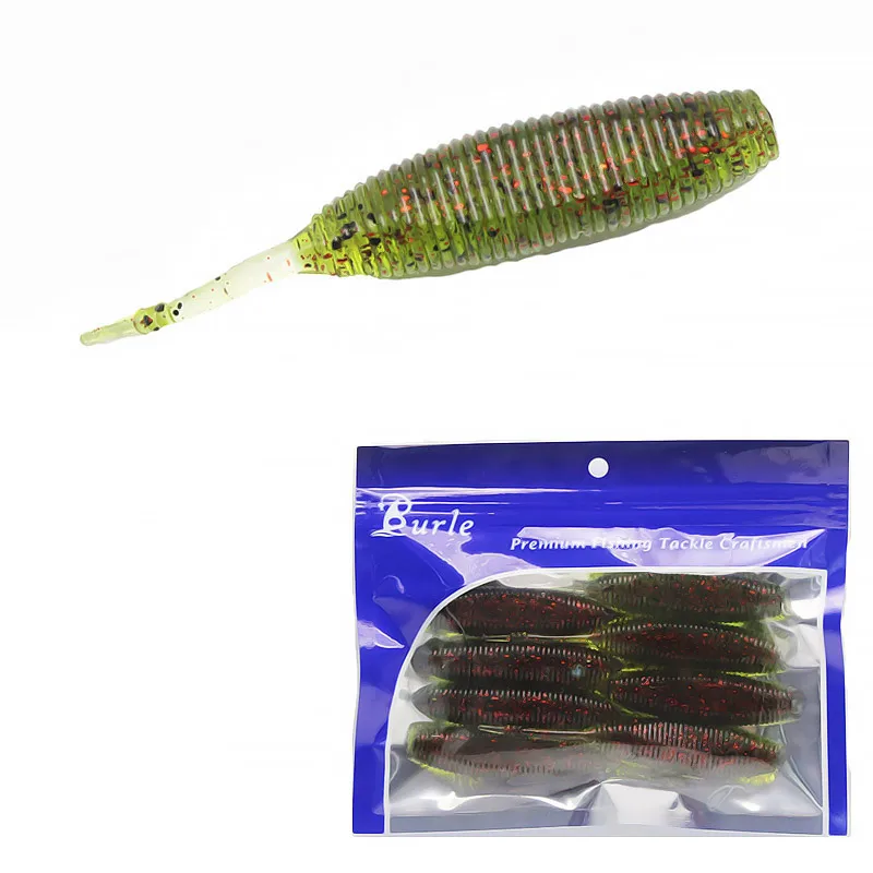 Bazooka Angelköder, schwimmender weicher Kaulquappenköder, sinkender Silikon-Swimbait, Wobbler, JIG Shad, Wurm, Bass, Forelle, Hecht, Eis, Winterköder – Detail 13