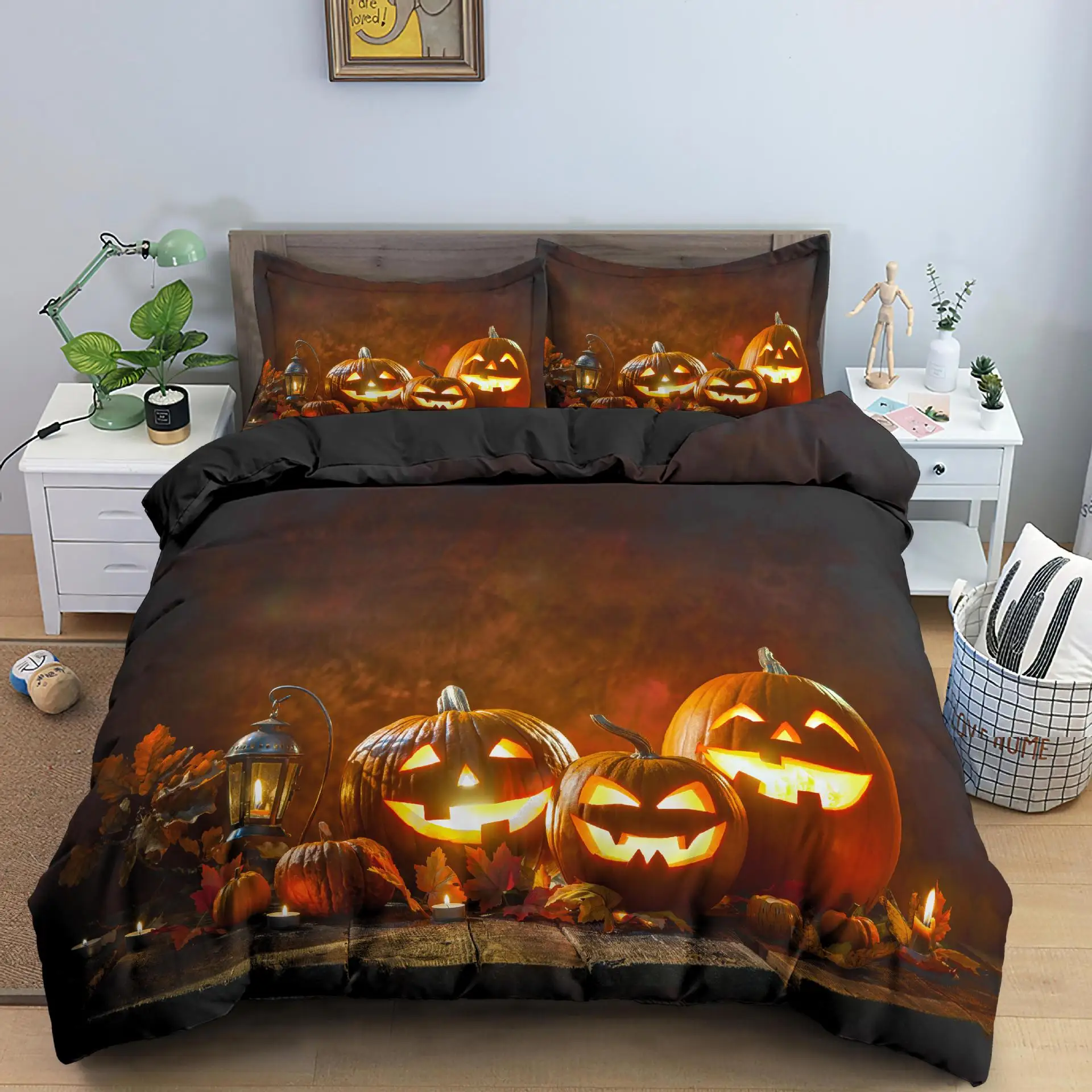 Autumn Pumpkin Halloween Bed Set