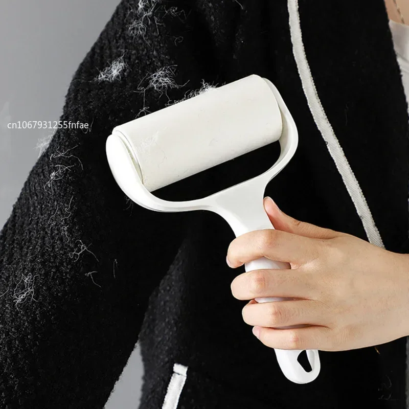 Tearable Roll Paper Sticky Roller Dust Wiper Pet Hair Clothes Carpet Tousle Remover Portable replaceable Cleaning Brush Tool lint remover pet hair remover lint roller clothes lint remover lint remover brush
