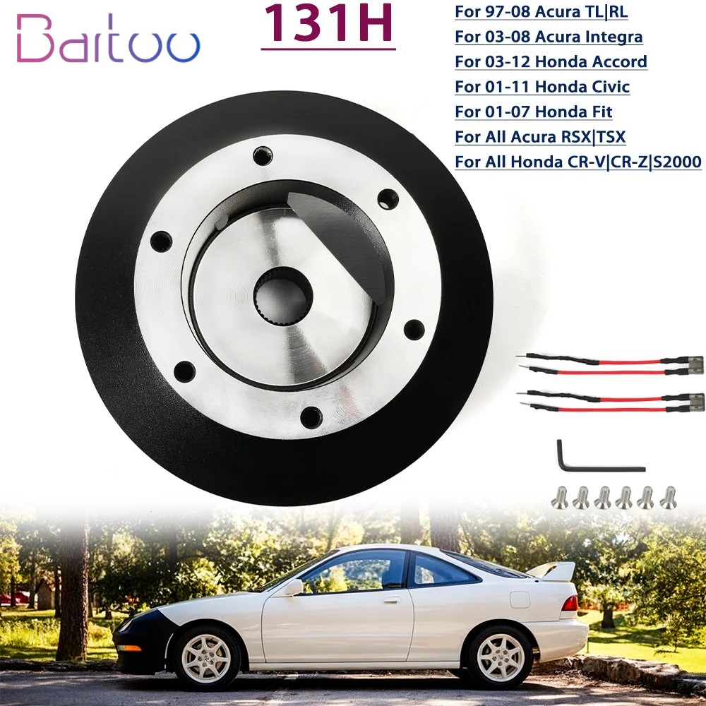 Adaptador de buje corto para volante NRG con resistencia 08-14 WRX y