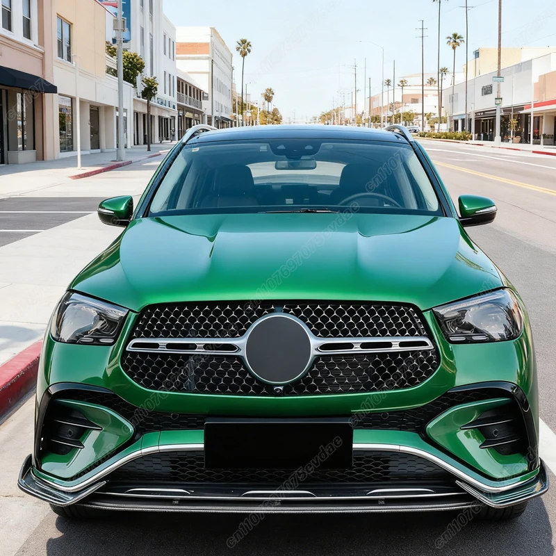 벤츠 GLE-클래스 GLE 쿠페 W167 C167 AMG 2024 2025 차량용 프론트 범퍼 립 ABS 스포츠 윈드 스포일러 스플리터 바디 개조 키트