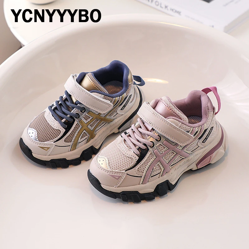 

Kids Sport Sneakers Children Brand Blue Shoes Baby Girls Mesh Casual Sneakers Boys Fashion Chunky Sneakers Soft Trainers Autumn