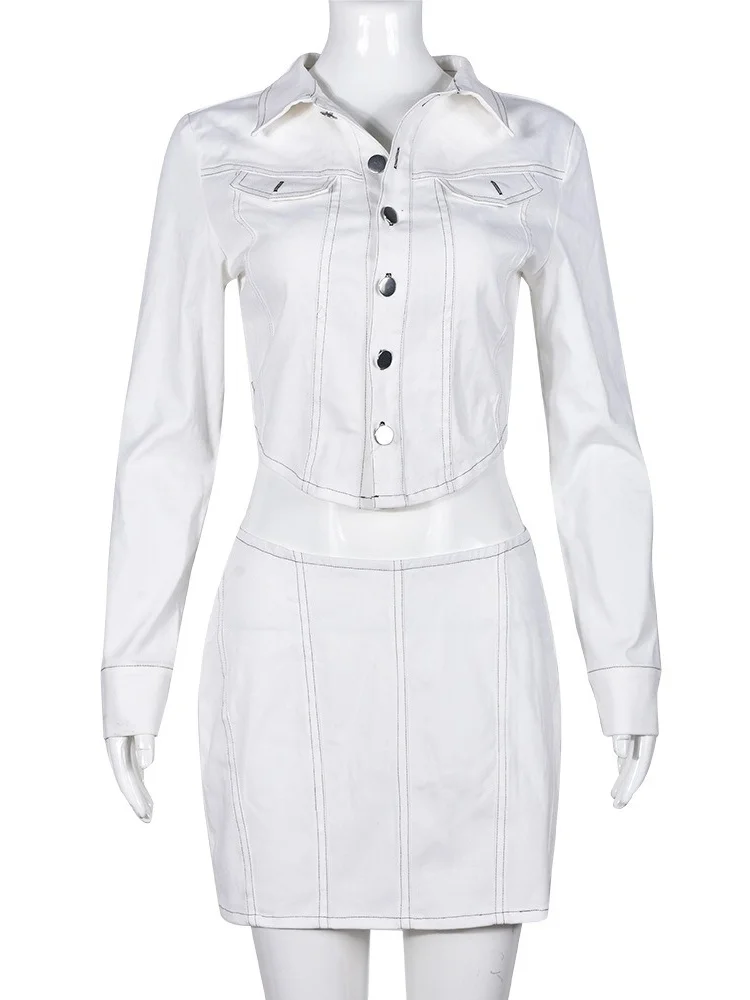 Wmstar Set Women Whoisale 2025 A New Cross Border Workwear for Europe America A Two Piece Short Skirt Sexy Casual Sexy Summer