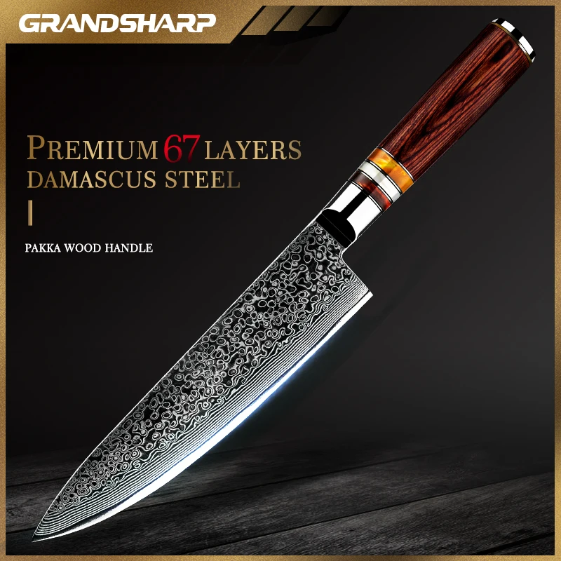 Premium Damascus Chef knife in Gift Box