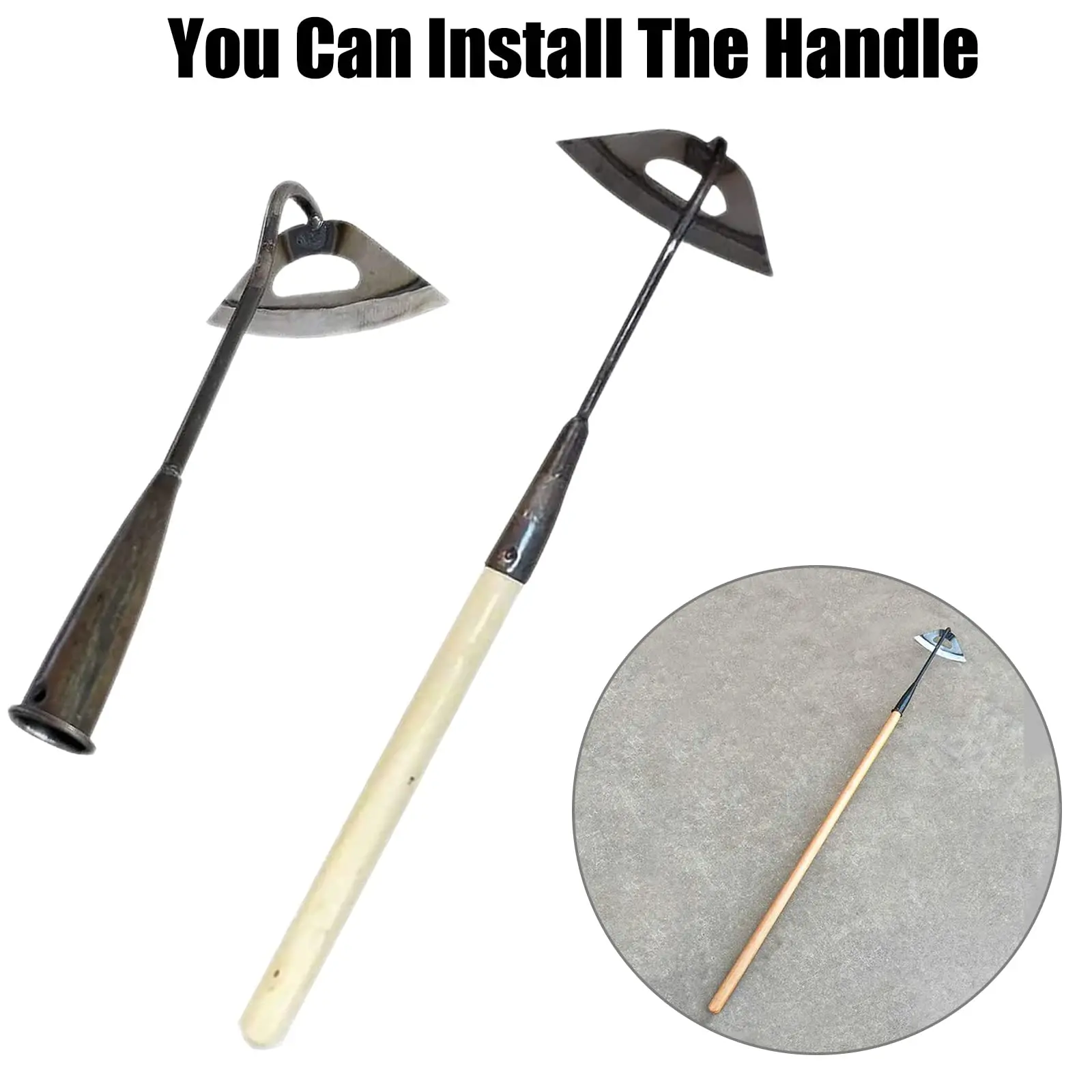 1PC Garden Tools Hollow All-Steel Hardened Sharp Edger Weeder Durable Gardening Hand Puller Accessories Backyard Farm Planting 3