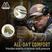 Vozapow Shooting Glasses Tactical Anti Fog HD Lens ANSI Z87.1 Certified Impact Resistant Cs Airsoft Safe Eyewears For Men Women 1