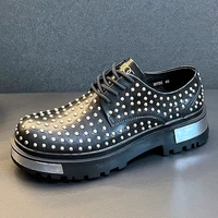 New Arrival Men Fashion Casual Rivets Shoes Male Luxury Designer Personality Youth Trending Thick Bottom Party Smoking Slippers 1