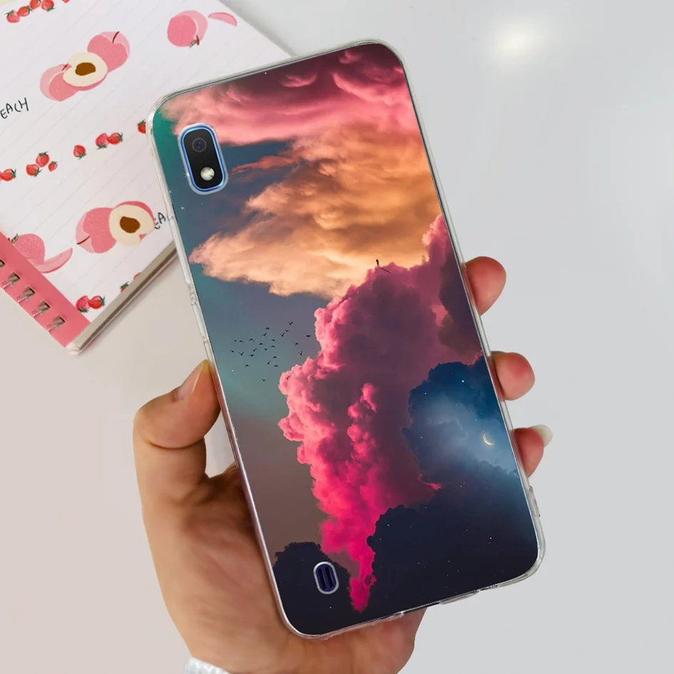 Floral Marble Soft Clear Silicone Bumper Case