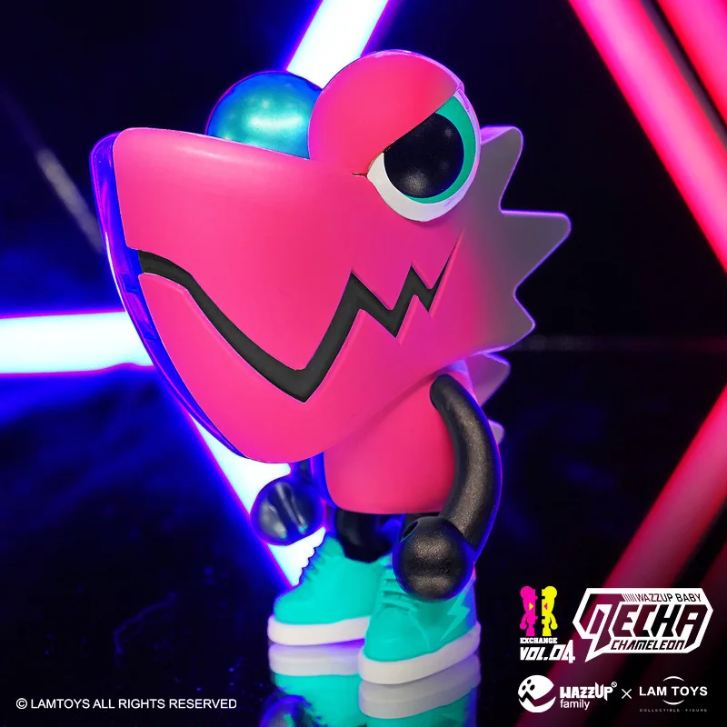 

LAM TOYS * WAZZUP хамелеон, полумеханическая серия, подтверждение четвертого поколения, модная игра ручной работы