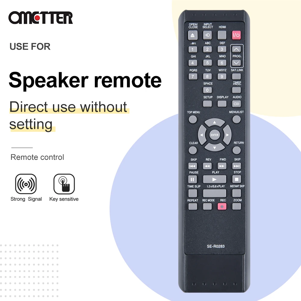 Nuovo Telecomando Se-R0283 Per Lettore Cd Combinato Toshiba Dvd Recorder Vcr