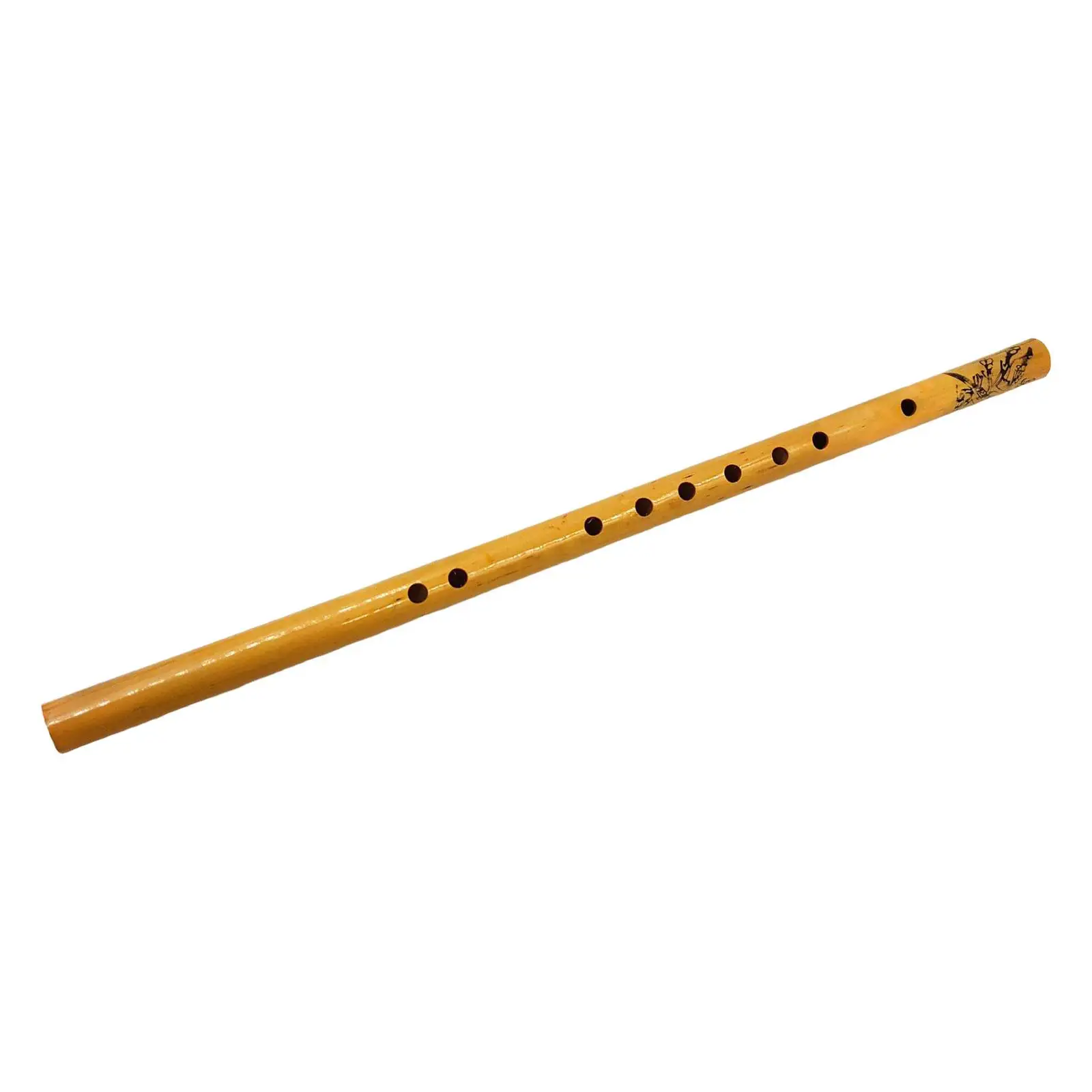 Vertical Flute Portable 9 Holes Traditional for Flautist Band Bamboo Flute Musical Instrument Woodwind Instruments vertical flute