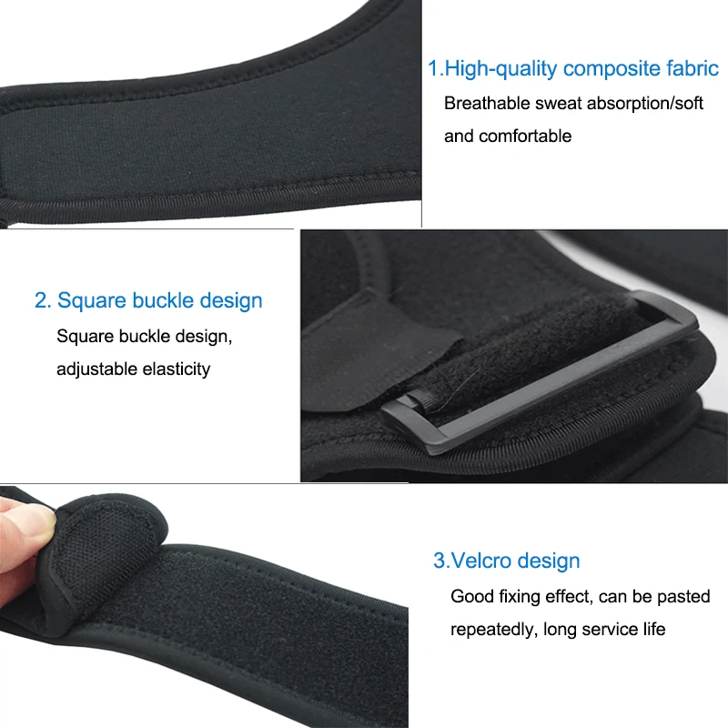 Adjustable Shoulder Support Bandage for Gym and Sports - Unisex Protective Back Belt Strap Wrap