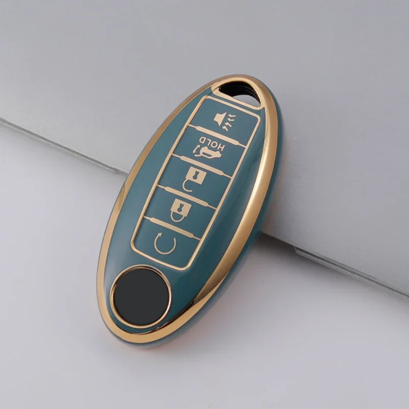 5 Buttons TPU Shell Fob Holder Keychain Protector For Nissan Rouge Maxima Altima Sentra Murano Qashqai Car Remote Key Case Cover key case key case cover car key shell remote control case cover