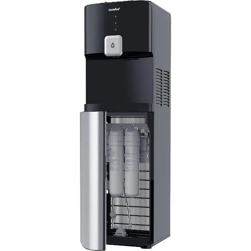 

Stainless Steel Comfee Bottleless Water Dispenser with Filtration Express Cooling Water Cooler with Cold Black+stainless Steel