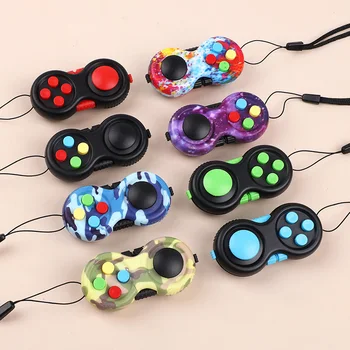8/1pcs Fidget Pad Game Controller Toy Kids Adult Birthday Party Favors Goodie Pinata Filler Anxiety Stress Relief Christmas Gift