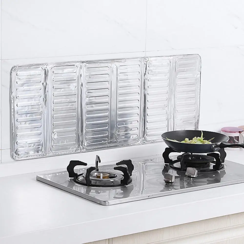 Foldable Stove Heat Insulation Anti-oil Splash Proof Plate Baffle Kitchen Tool Oil Splash-proof Protection Screen Kichen Gadgets