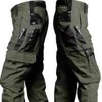 Camo Tactical Pants Men Autumn Breathable Quick Dry Training Multi-pocket Wear-resistant Cargo Pants Work Pant Hunting Clothes 1