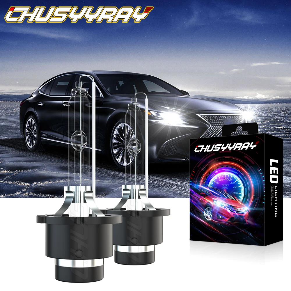 

CHUSYYRAY Car Lights 2x D4S Front HID Xenon Headlights Bulb Compatible For Lexus LS460 2007-2012 Low Beam Kit Car Accsesories