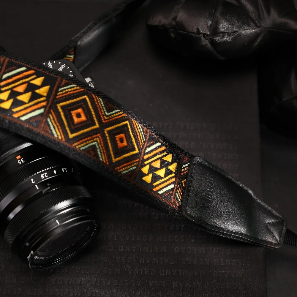 Adjustable Embroidered Style Digital Camera Shoulder Strap Micro Single Strap Accessories